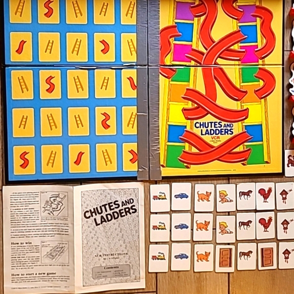 Vintage 1986 Milton Bradley Chutes and Ladders VCR Board Game - Picture 6 of 16